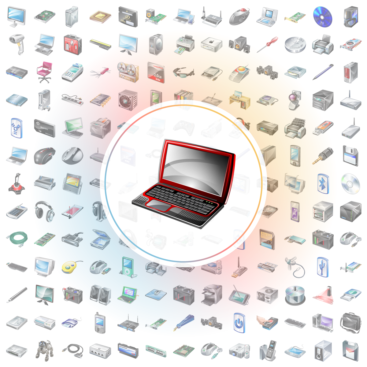 Gaming laptop Icon - Iconshock