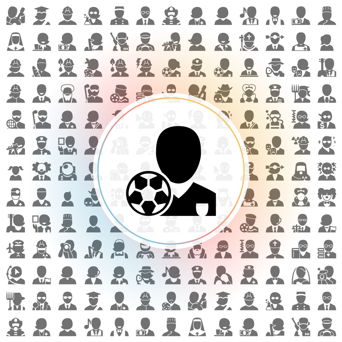 Soccer player Icon - Iconshock