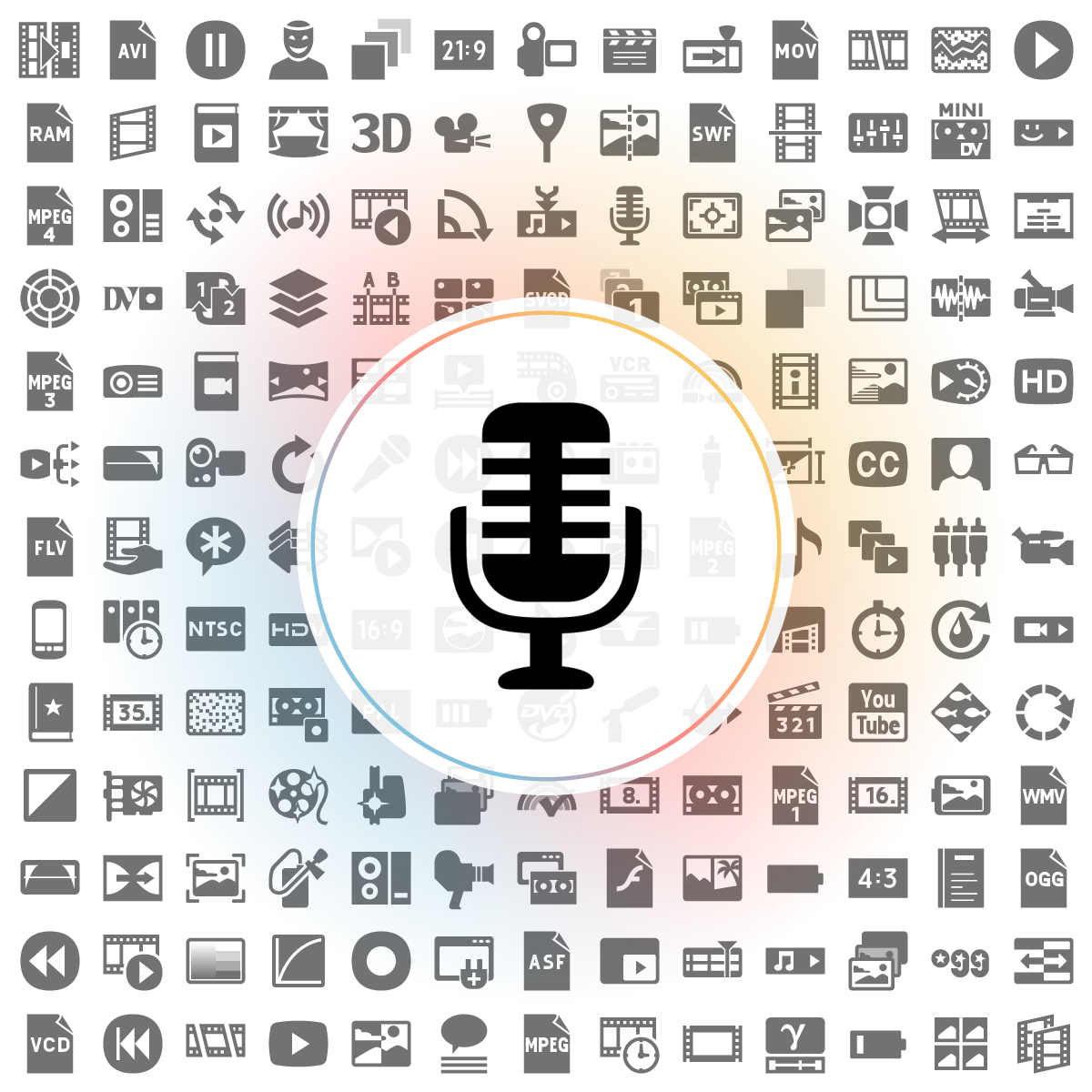 Voice over Icon - Iconshock