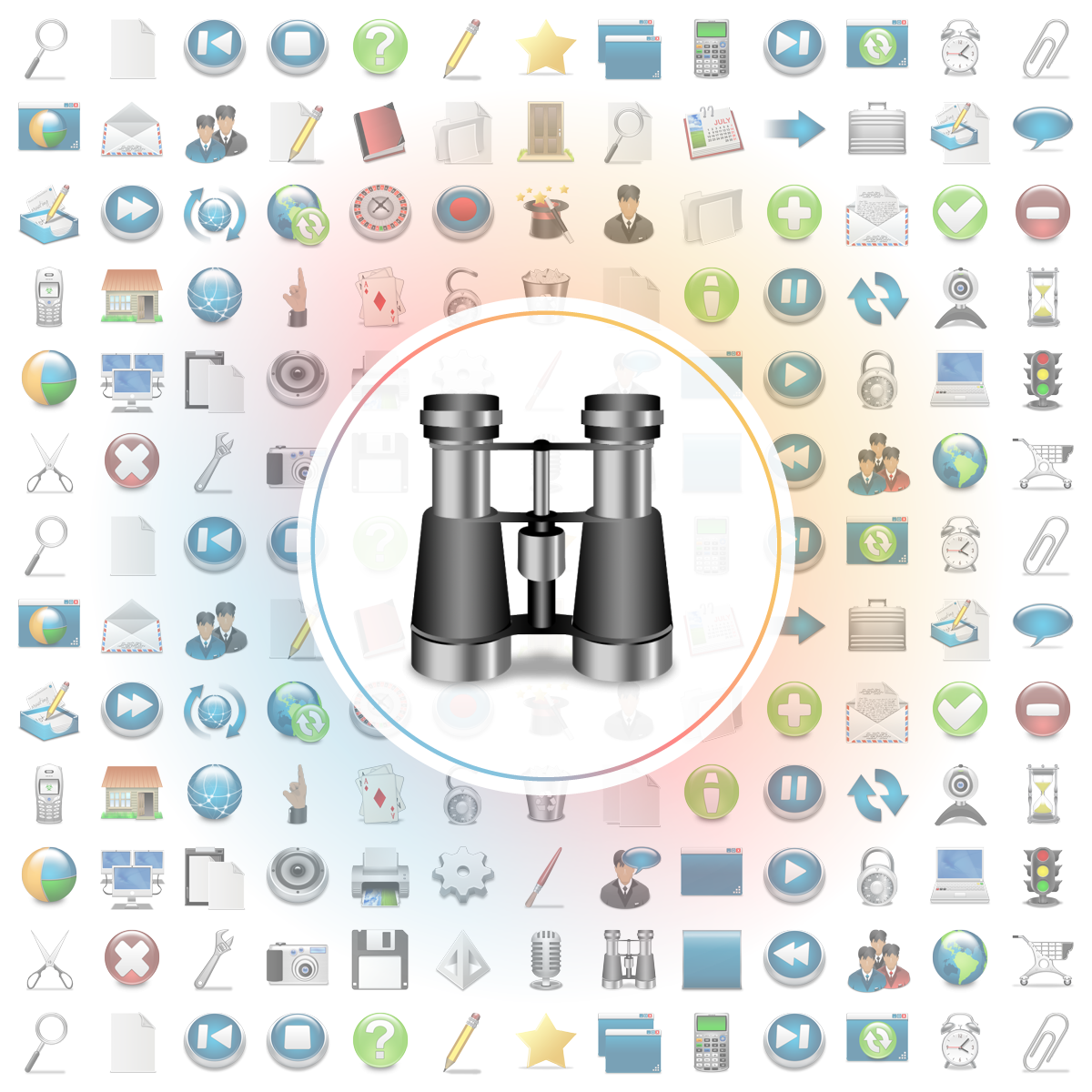 Binoculars Icon Iconshock