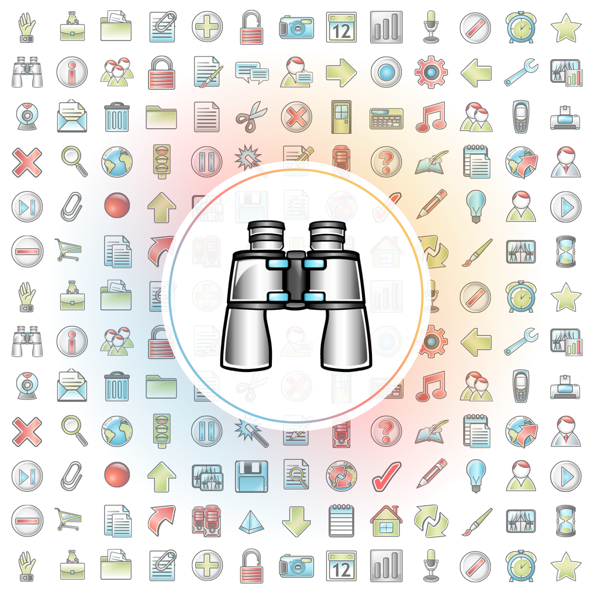 Binoculars Icon Iconshock
