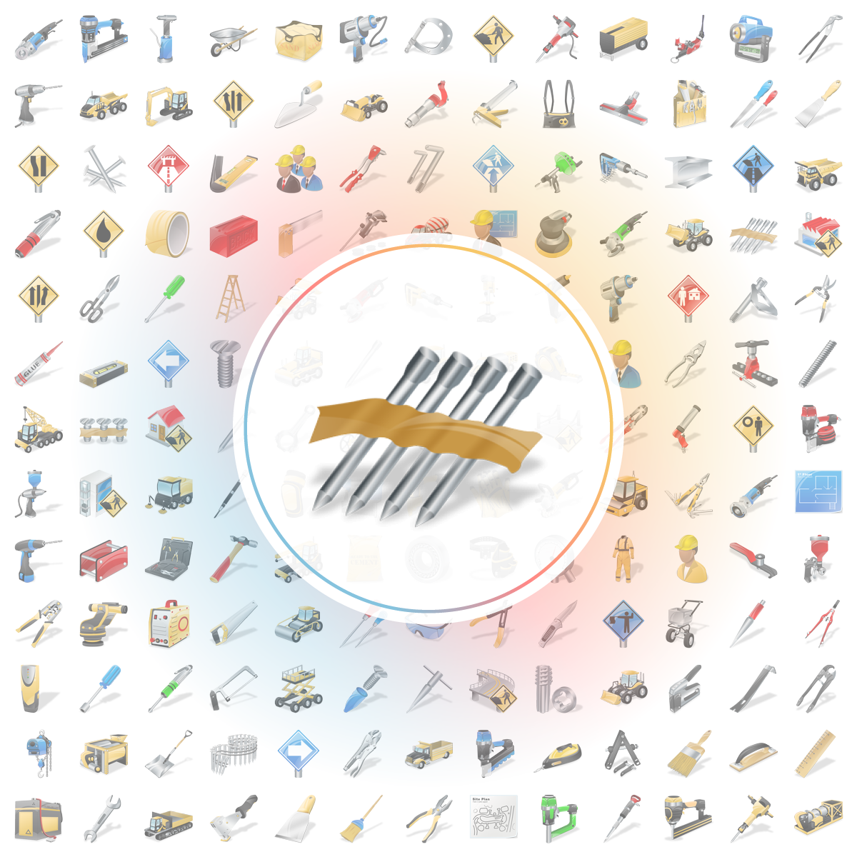 Framing nails Icon - Iconshock