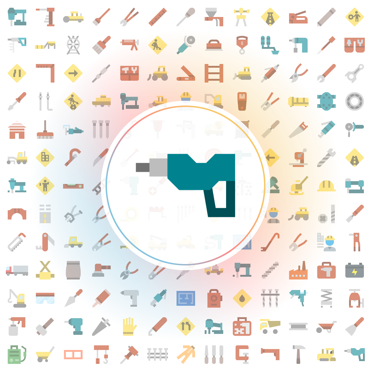 Powder actuated tools Icons Iconshock