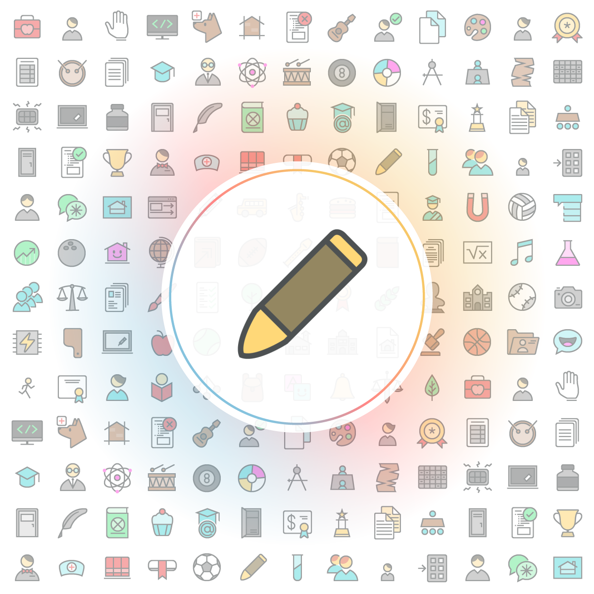 Crayon Icon Iconshock