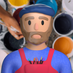 painter-artist-colorman-colourman-background_icon