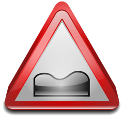 uneven_road_sign_icon