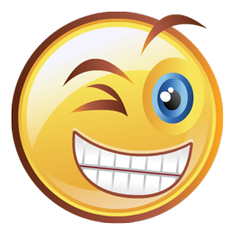 Emoji wink2 Icon - Iconshock