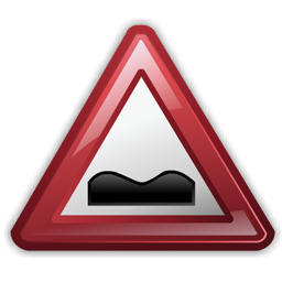 uneven_road_sign_icon