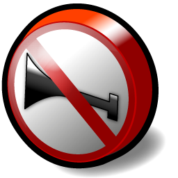 no_horn_sign_icon