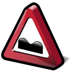 uneven_road_sign_icon