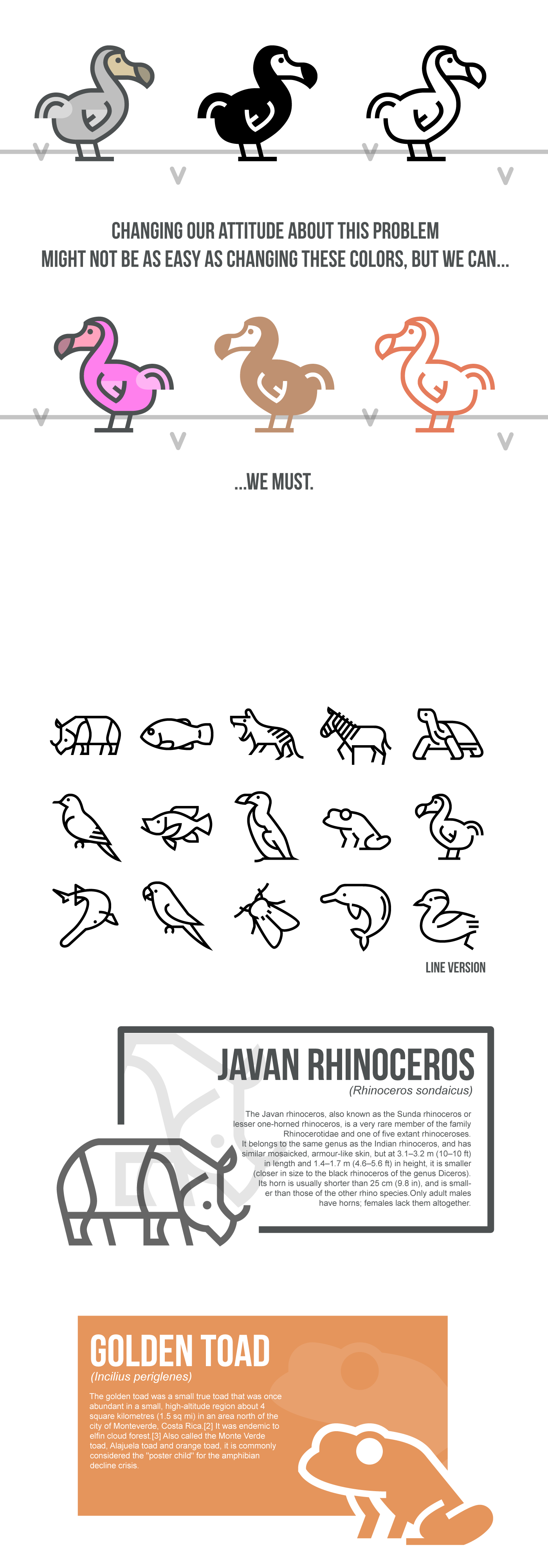 extinct_animals_icon_set_2