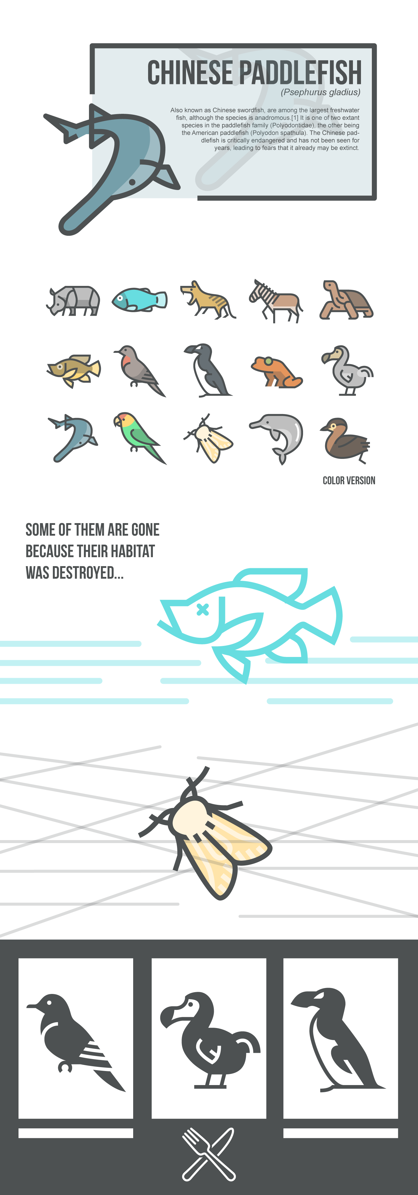 extinct_animals_icon_set_3