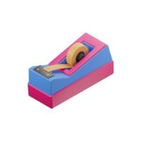 adhesive tape holder 3d icon small