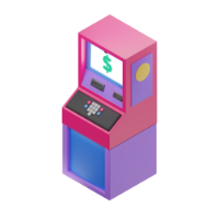 cash machine 3d icon small