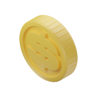coin 3d icon small