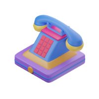 home phone 3d icon small