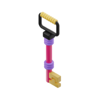 key 3d icon small