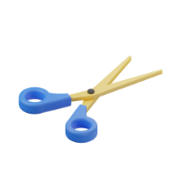 scissors 3d icon small
