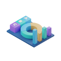 statistics 3d icon small