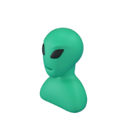 alien 3d icon small
