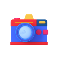 camera 3d icon-2 small front