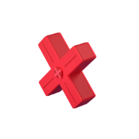cancel x 3d icon small