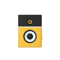 cornet 3d icon small front