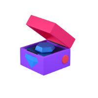 diamond box 3d icon small
