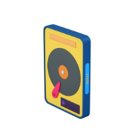 external hard drive 3d icon small