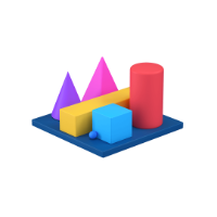 geometric forms 3d icon small