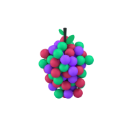 grapes 3d icon small