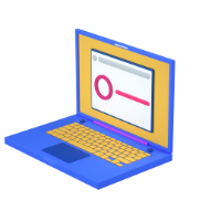 laptop 3d icon mall