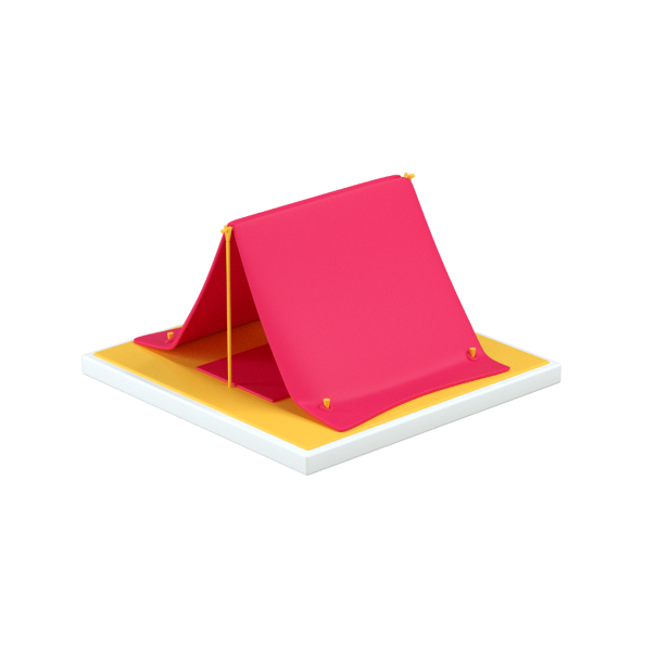 large tent 3d icon big
