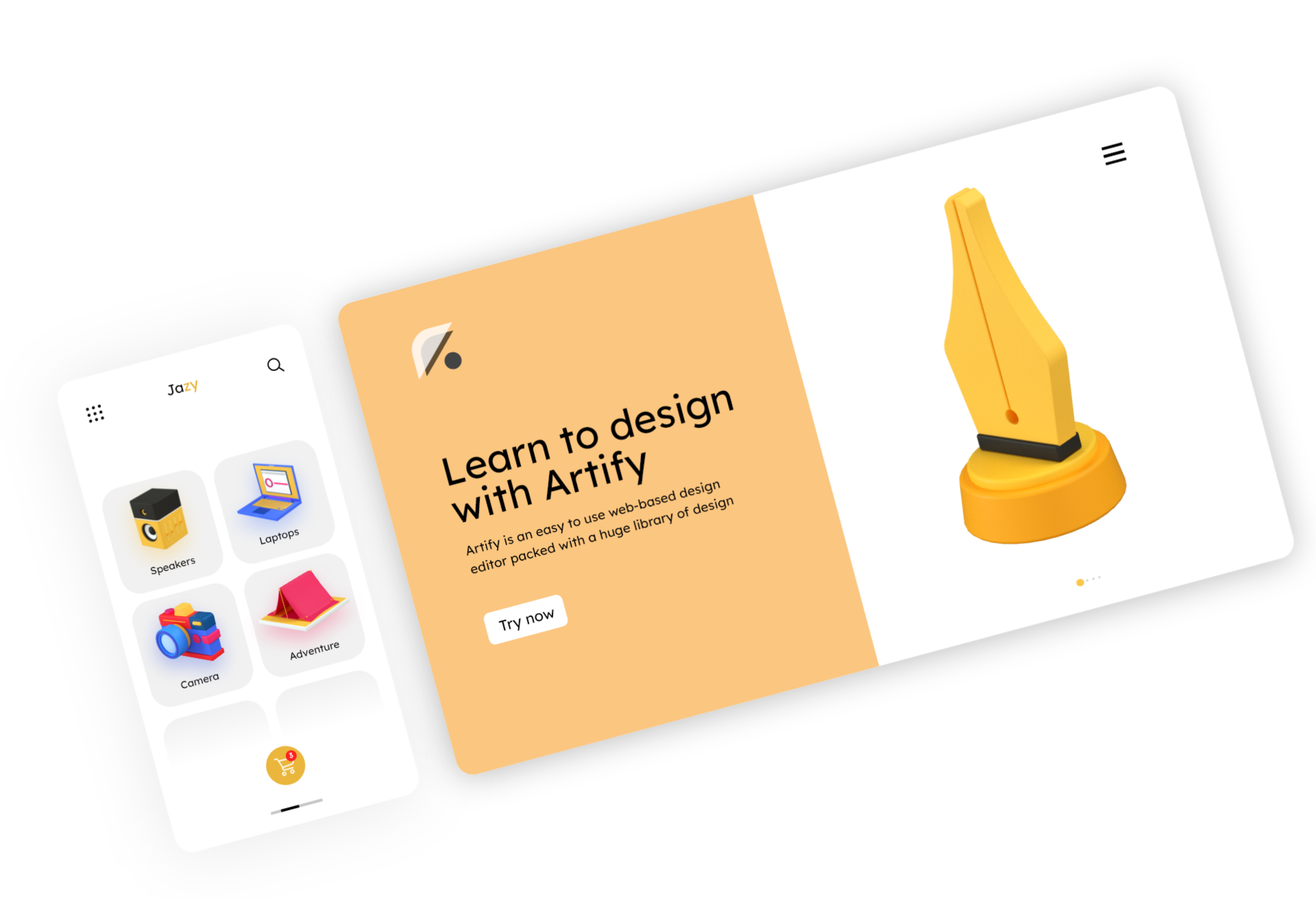 layout 3d icon set 3