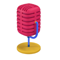 microphone 3d icon small