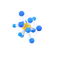 molecular structure 3d icon small