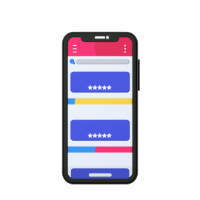 phone 3d icon small front