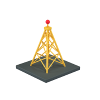 radio antenna 3d icon small