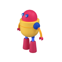 robot 3d icon small