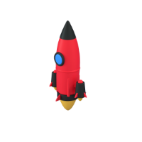 rocket 3d icon 2 small