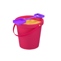 sand bucket 3d icon small