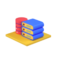 server and database 3d icon small