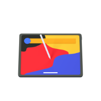 tablet 3d icon small front