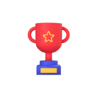 trophy 3d icon small front