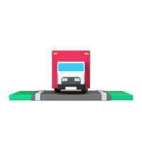 truck 3d icon small front