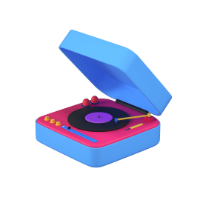 turntable 3d icon small