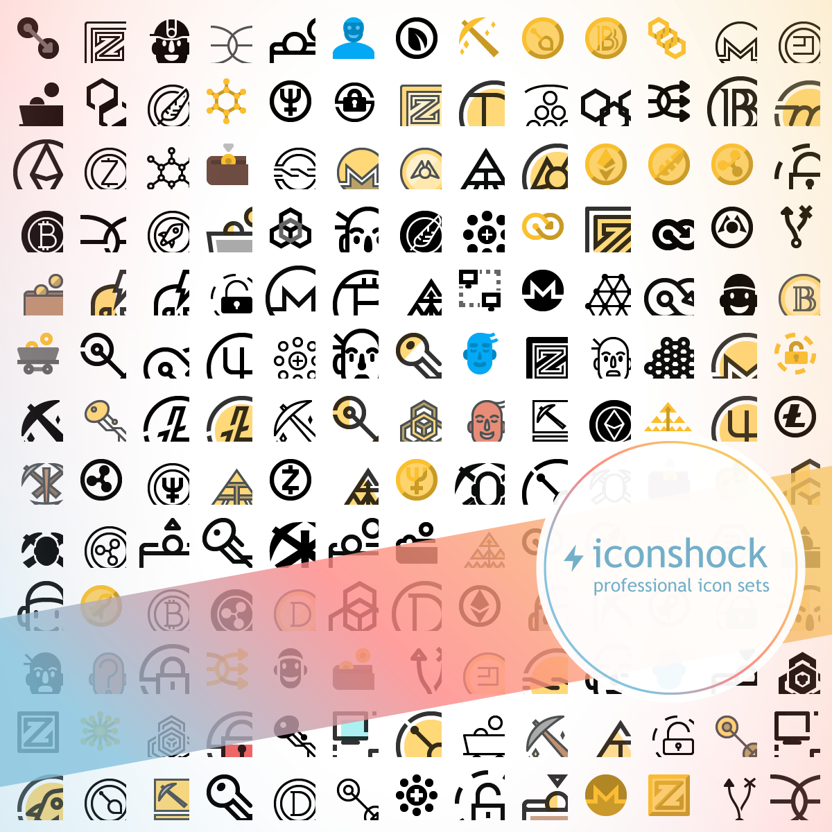 Cryptocurrencies Icons - Iconshock