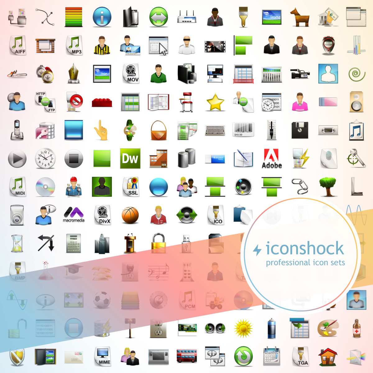 Golden Icons - Iconshock