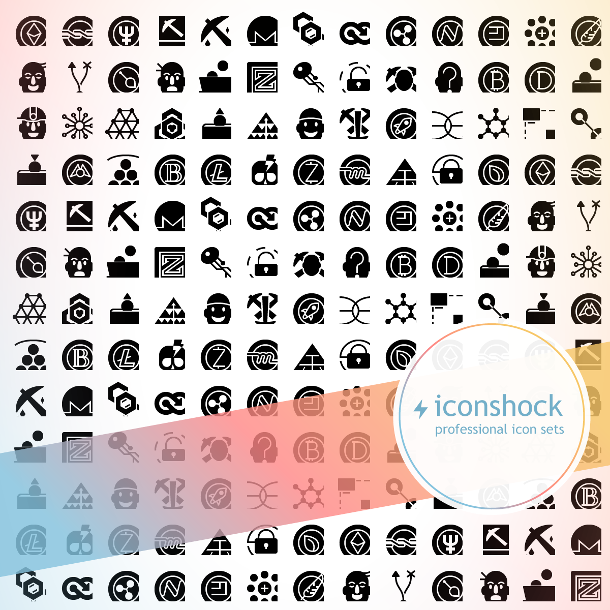 Ios filled - Cryptocurrencies Icons - Iconshock