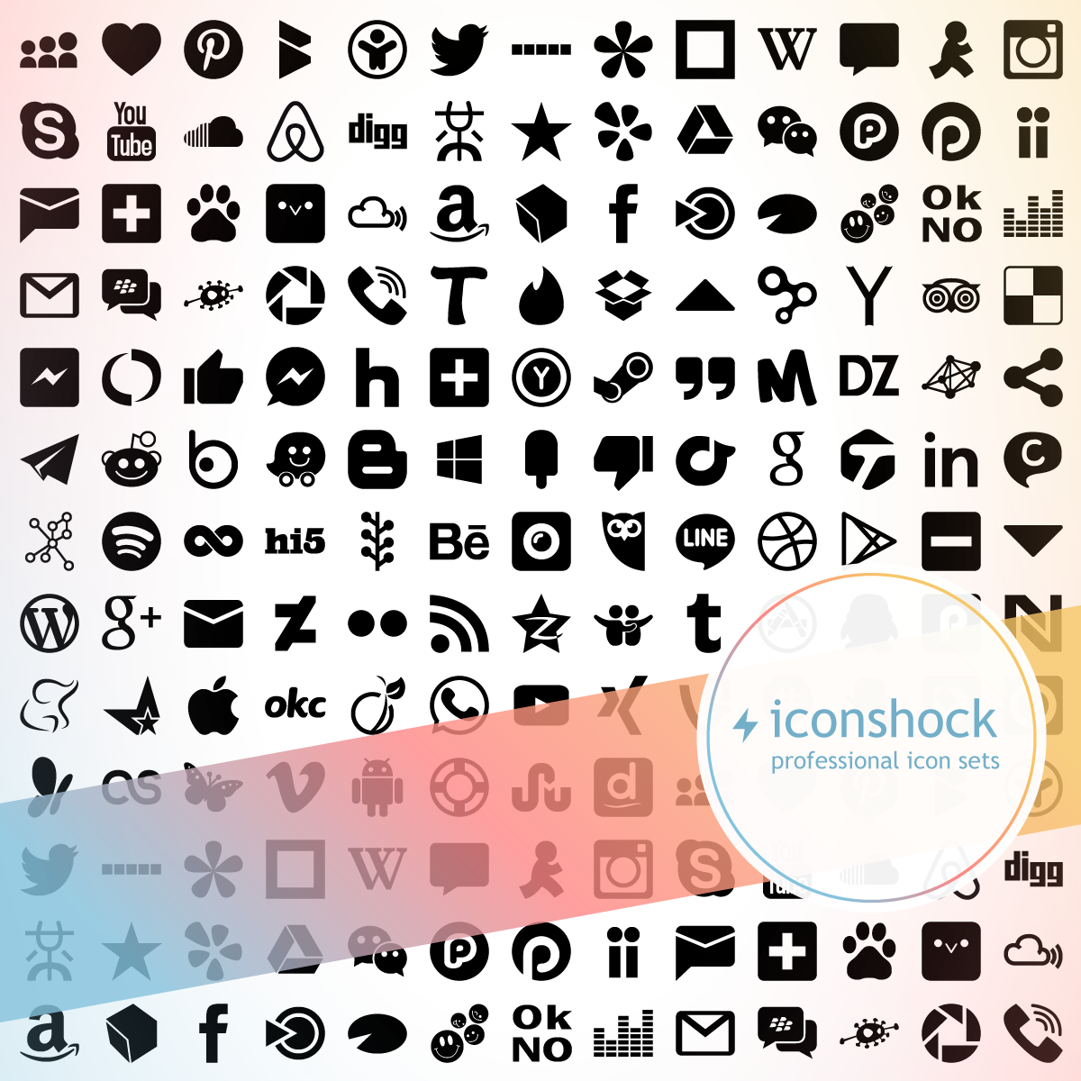 Ios filled - Social Icons - Iconshock